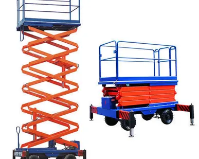 фото Подъемник ножничный передвижной модели SJY 500 кг 12 м