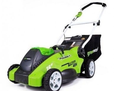 фото Газонокосилка аккумуляторная GreenWorks G40LM40