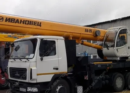 Фото №0 Аренда автокрана (автомобильного крана) Ивановец КС-2561К, Подольск