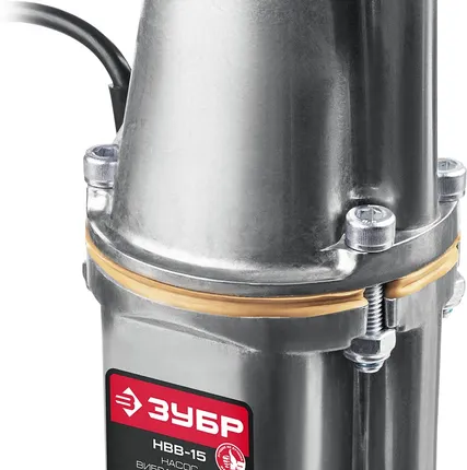 Фото №0 Насос вибрационный с верхним забором воды НВВ-15 Зубр Родничок-В провод 15 м