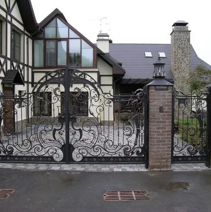 Фото №0 Кованые ворота. Изготовление