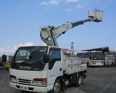 фото Аренда автовышки (автогидроподъемника) Isuzu Elf 5.2 (автогидроподъемник), Омск