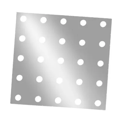 Фото №0 Перфорированная панель / Перфорированный стальной лист 1500х1250 мм от 0,7 до 1,5 мм, толщина 0.7 мм