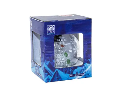 фото Фигура светодиодная "Стекляный шар" GM3985 1LED RGB 6х6х7.5см (на бат. 3ХLR44) зол. SHlights 4690601041920