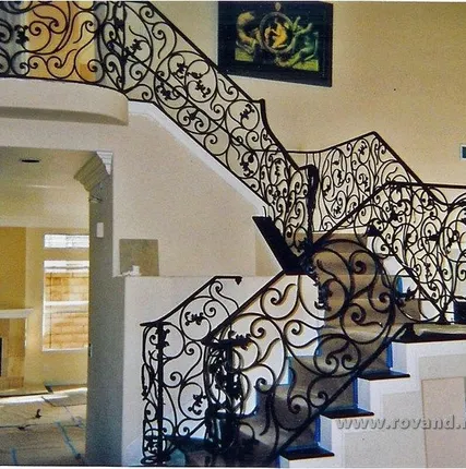 Фото №0 Кованые лестничные перила