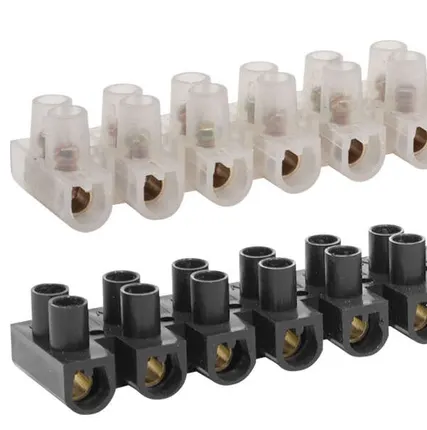 Фото №0 Колодка клеммная 2.5-10кв.мм 12пар NTB-UPE-S12-10/WH полиэтилен бел. Navigator 71003