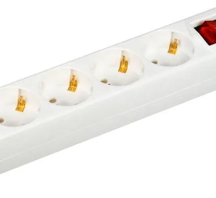 Фото №0 Удлинитель 5х3м с заземл. 10А 250В У05В GENERICA 2P+PE 3х1кв.мм IEK WYP10-10-05-03-ZK-G