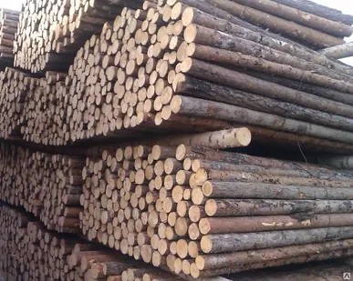 фото Кругляк пиловочник,ель, D 18-56 см, длина 6 м, естественной влажности