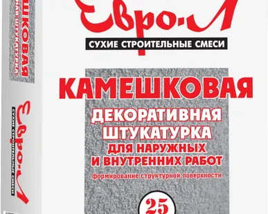 фото Штукатурка декоративная ШУБА "ЕВРО-Л" 1,5-2мм