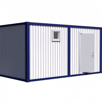 Фото №0 Модульное здание ВМ-М02 с тамбуром и сантехническим помещением 6.0 х 7.2 х 2.6