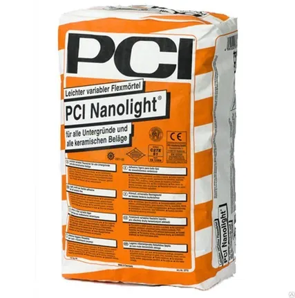 Фото №0 Плиточный клей PCI® Nanolight/ ПЦИ Нанолайт серый