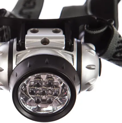 Фото №0 Фонарь налобный, 3 режима, 7 светодиодов (16lm), поворотный отражатель, LED5351 Ultraflash