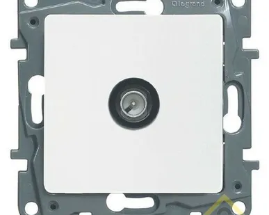 фото Механизм розетки TV оконечн. 5дБ ETIKA Plus бел. Legrand 672265