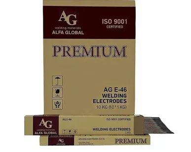 фото Электроды сварочные AG RREMIUM E-46 d 2 мм.1 кг.