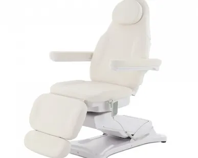 фото Косметологическое кресло с электроприводом ММКК-3 (КО-177DP-02), цвет белый MedMos