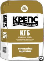 фото КРЕПС КГБ зимний, клей для газобетона, 25кг