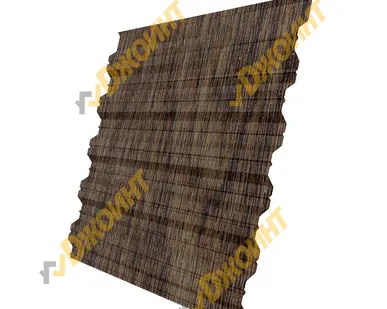 фото Профнастил НС-35 0,5 Printech Real Print Cacao Wood (Какао дерево)