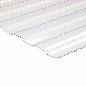 Фото №0 Поликарбонат 0.8 мм профилированный С-8-У стандарт, 1.05х2 м, прозрачный