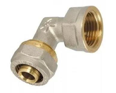 фото Угольник соединительный цанговый 20мм*3/4 дюйма (внутренняя резьба)