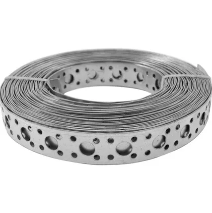 Фото №0 Перфолента прямая оцинк. 20мм*0,7мм*20 метров