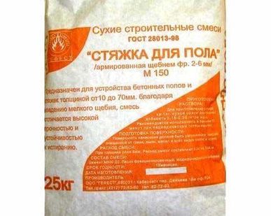 фото Стяжка для пола 25кг
