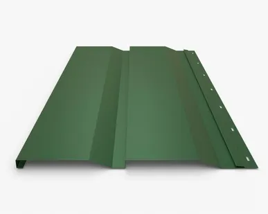 фото Сайдинг Металлический сайдинг «Корабельная доска» 0.45 мм RAL 6002, Зеленый лист