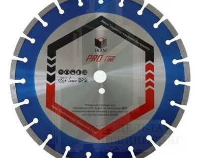 фото Алмазный сегментный круг DIAM Железобетон Pro Lin 350 мм