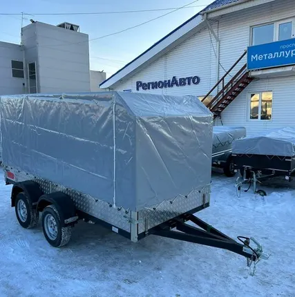 Фото №0 Прицеп Аляска Фермер 3.5 2х осный алюм.борт