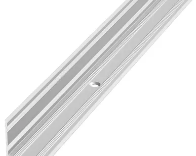 фото Порожек угловой серебро люкс ПУ-05 20*20*900мм, ЛУКА