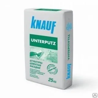 Фото №0 Штукатурка цементная фасадная Кнауф Унтерпутц, 25кг