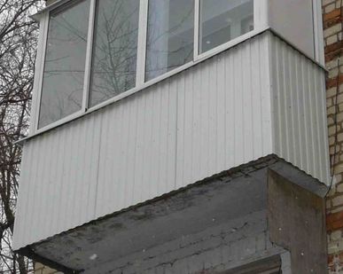 фото Наружняя отделка балконов
