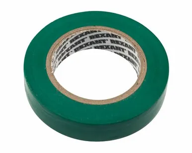 фото Лента изоляционная Kranz Изолента зеленая ПВХ 15х20х0.13мм (KR-09-2603)