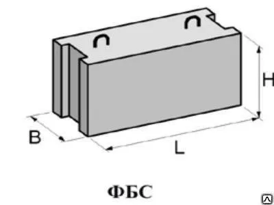 Фото №0 Блок фундаментный ФБС 12-4-6