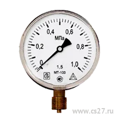 Фото №0 Манометр МП-100М 1,0 МПа