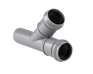 фото Тройник ВК ПП 32/32х67, серый,S