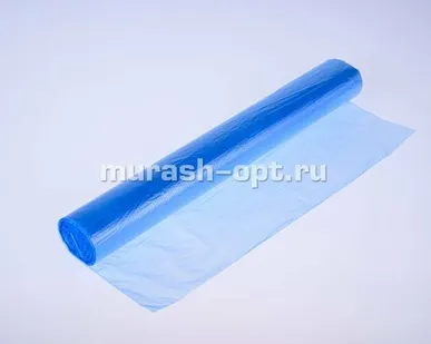 фото Фасовка "Клевер" 30*40см 14мкм ролик 100шт голубой (5/70)