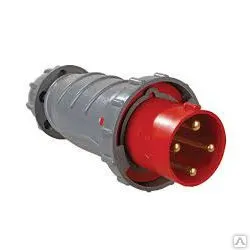 Фото №0 Вилка силовая 3-ф., 63А, 380В, IP67 (4-п) MAGNUM PSN02-063-4 ИЭК