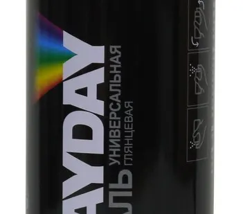 фото Желтая Эмаль-аэрозоль Акрил. RAYDAY 520 мл