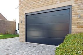 фото Гаражные секционные ворота 3000*2500 Alutech Цвет Серый