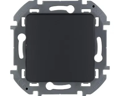 фото Inspiria Механизм переключателя промежуточного 1-кл. 10А IP20 250В 10A винт. клеммы антрацит Leg 673683 Inspiria