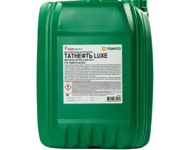 фото Масло моторное синтетическое Татнефть LUXE 0W-30 20 л 0W-30