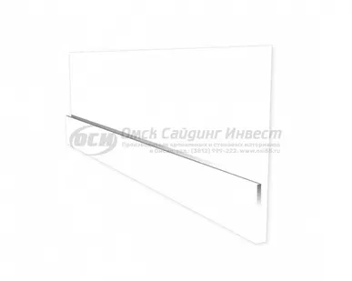 фото Начальная планка (сайдинг блок-хаус) RAL 9003 (Белый)