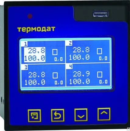 Фото №0 Прибор Термодат-17К6/4УВ/4С/1Р/485/4Gb/F
в