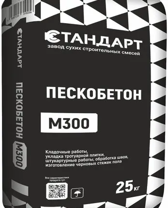 Фото №0 Смесь цементно-песчаная Стандарт М-300 25 кг