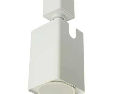 фото Светильник трековый Feron под лампу GU10 в стальном корпусе, AL144, белый