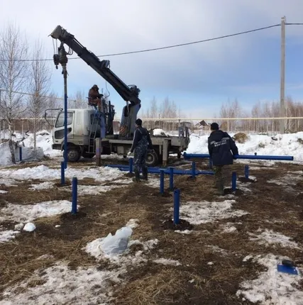 Фото №0 Монтаж и установка винтовых свай