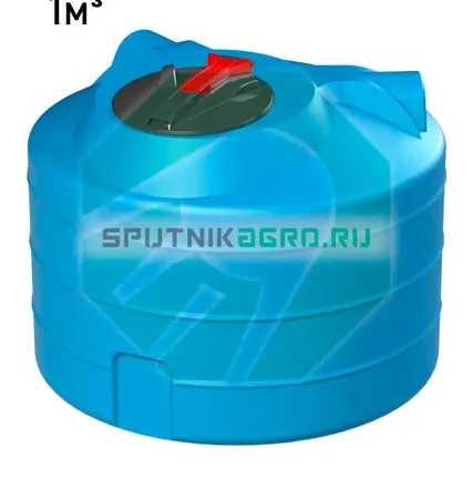 Фото №0 Пластиковая емкость 1000 л. Вертикально-цилиндрическая 125 - нет