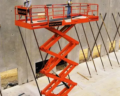 фото Аренда дизельных ножничных подъемников 