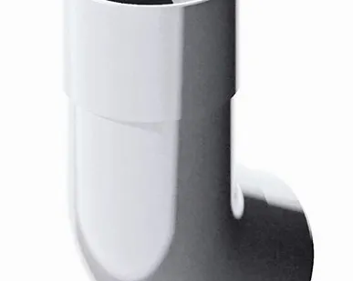 фото Колено трубы 135°, белый VERAT