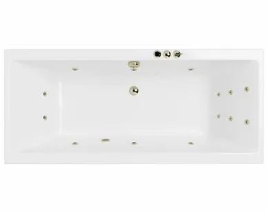 фото Гидромассажная ванна Excellent Pryzmat 160x75 бронза